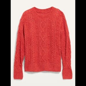 Old Navy Wool Blend Festive Fair Isle Knit Sweater Size L